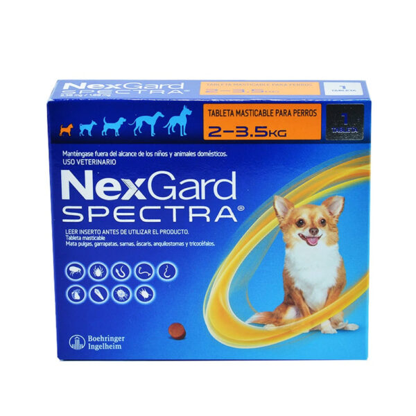 NexGard Spectra Desparasitante Externo e Interno